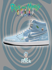 Rick Sanchez V.2 High-top Custom Sneakers