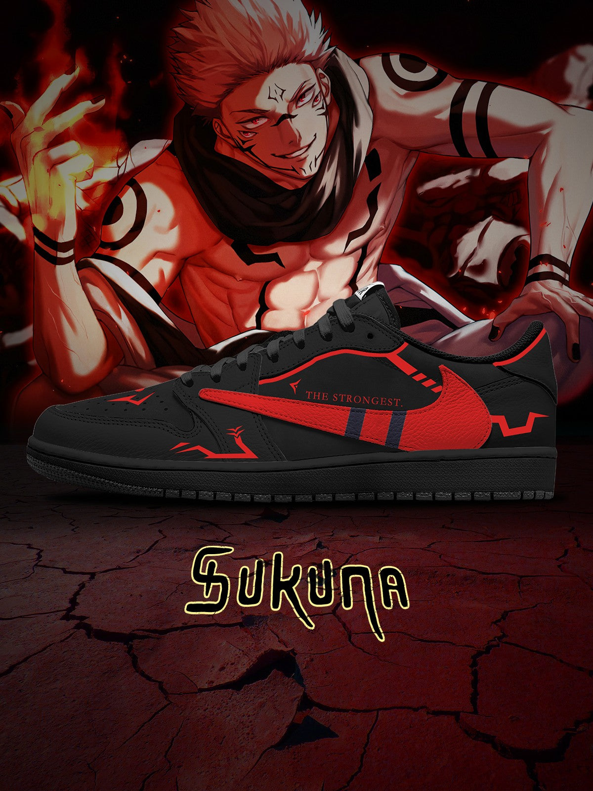 Ryoumen Sukuna V.1 Custom TS Sneakers