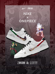 Ruffy und Zoro V.1 Custom Dunk Sneakers