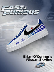 Personalisierte Brian O'Conner's Skyline Sneakers für Damen und Herren