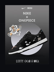 Luffy Gear 5 Nika V.1 Custom Dunk Sneakers