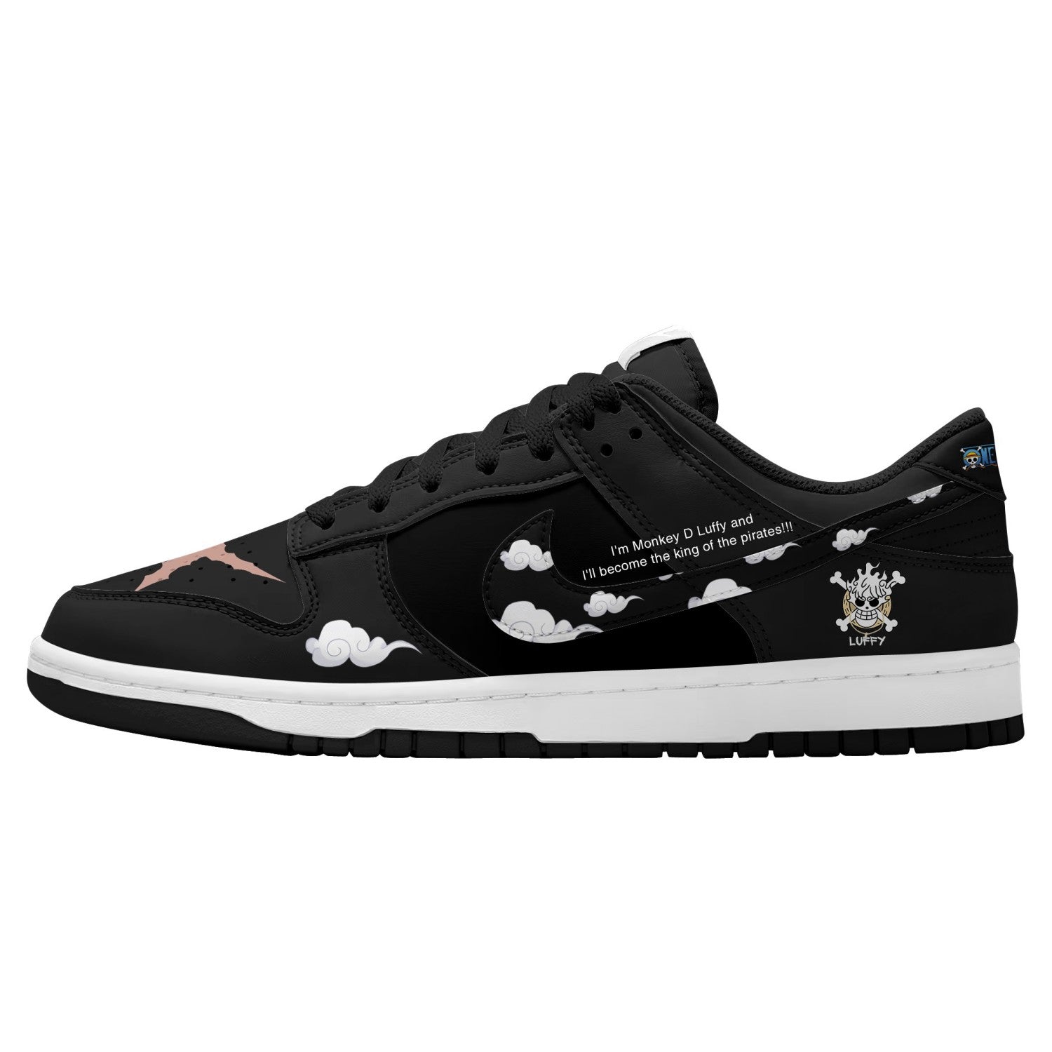Luffy Gear 5 Nika V.3 Custom Dunk Sneakers