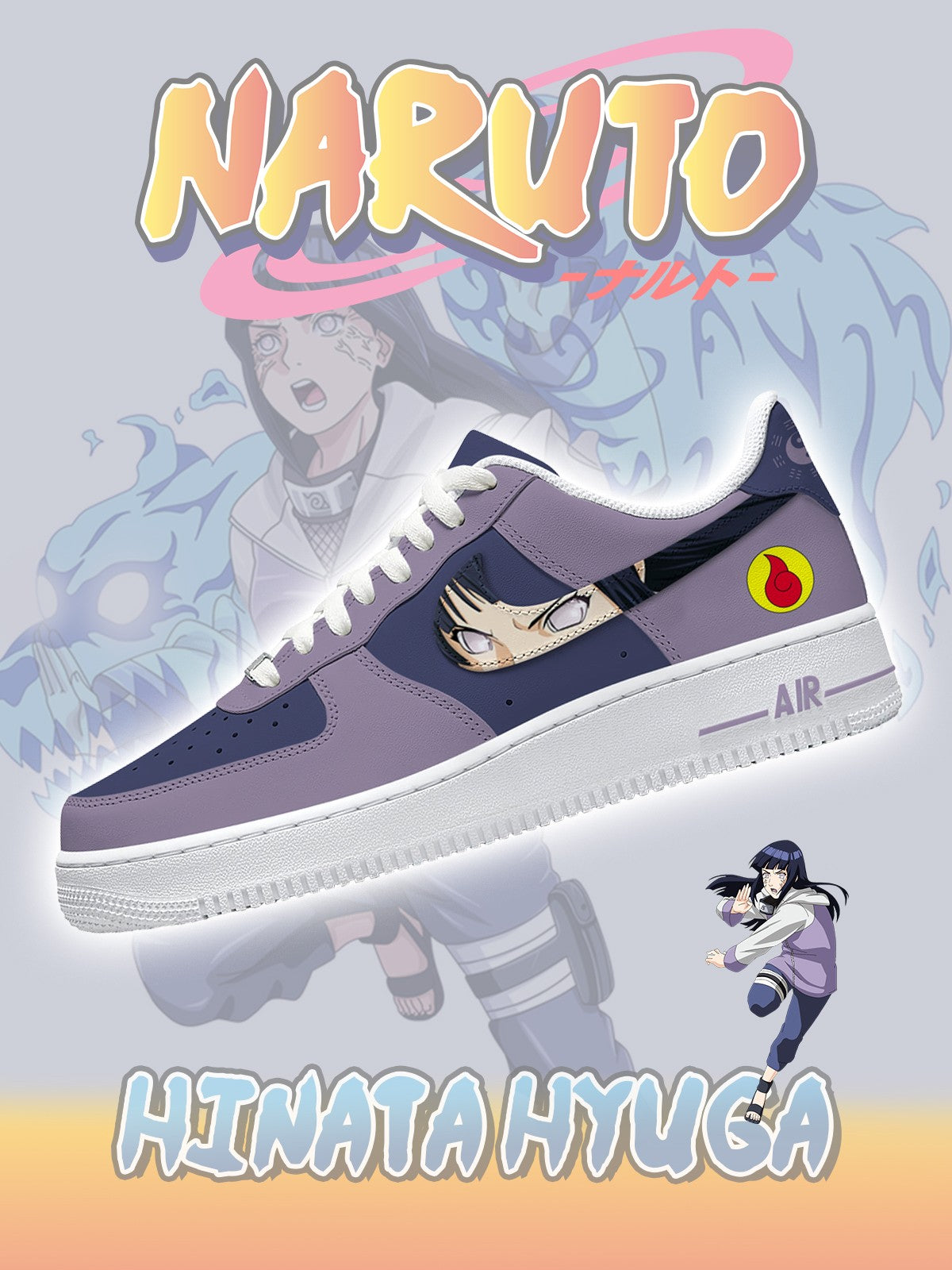 Hinata Hyuga Custom Sneakers
