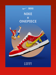 Monkey D. Luffy V.7 Custom Dunk Sneakers