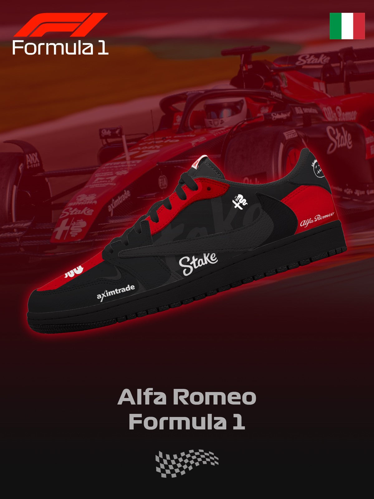 A Romeo F.1 V.1 Custom TS Sneakers