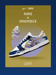 Monkey D. Luffy V.9 Custom Dunk Sneakers