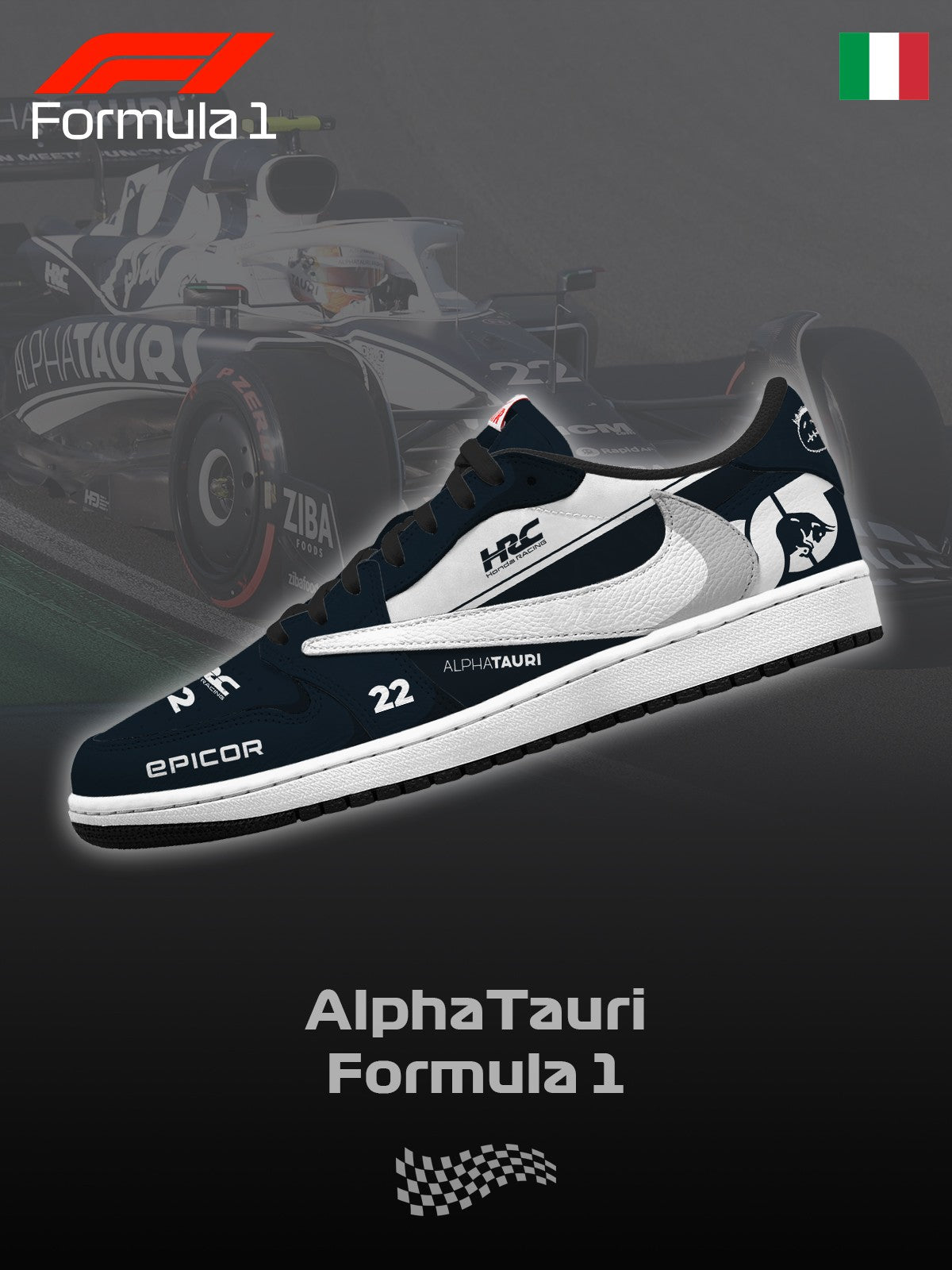 A Tauri F.1 V.1 Custom TS Sneakers