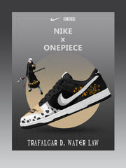 Trafalgar D. Water Law V.1 Custom Dunk Sneakers