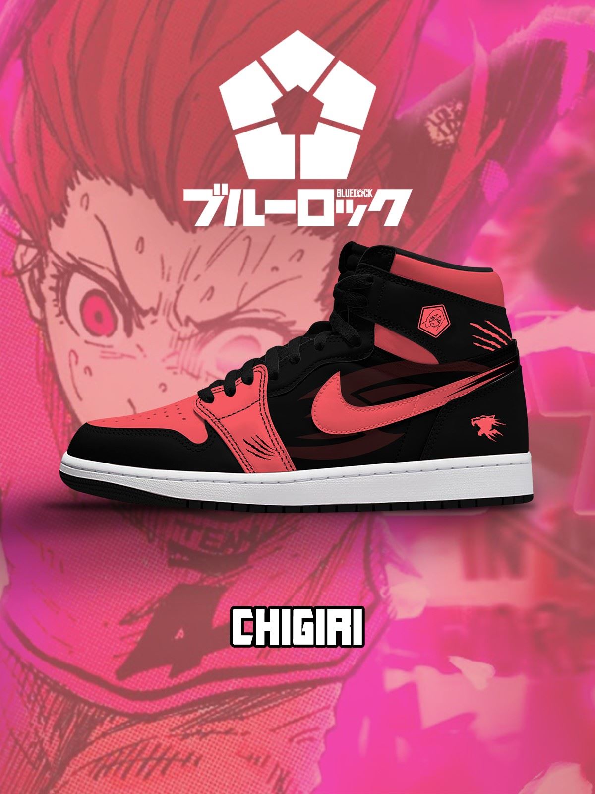 Hyoma Chigiri V.1 Kundenspezifische Turnschuhe