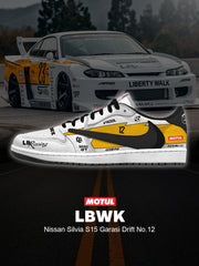 Silvia S15 Garasi Drift No.12 V.1 Custom TS Sneakers