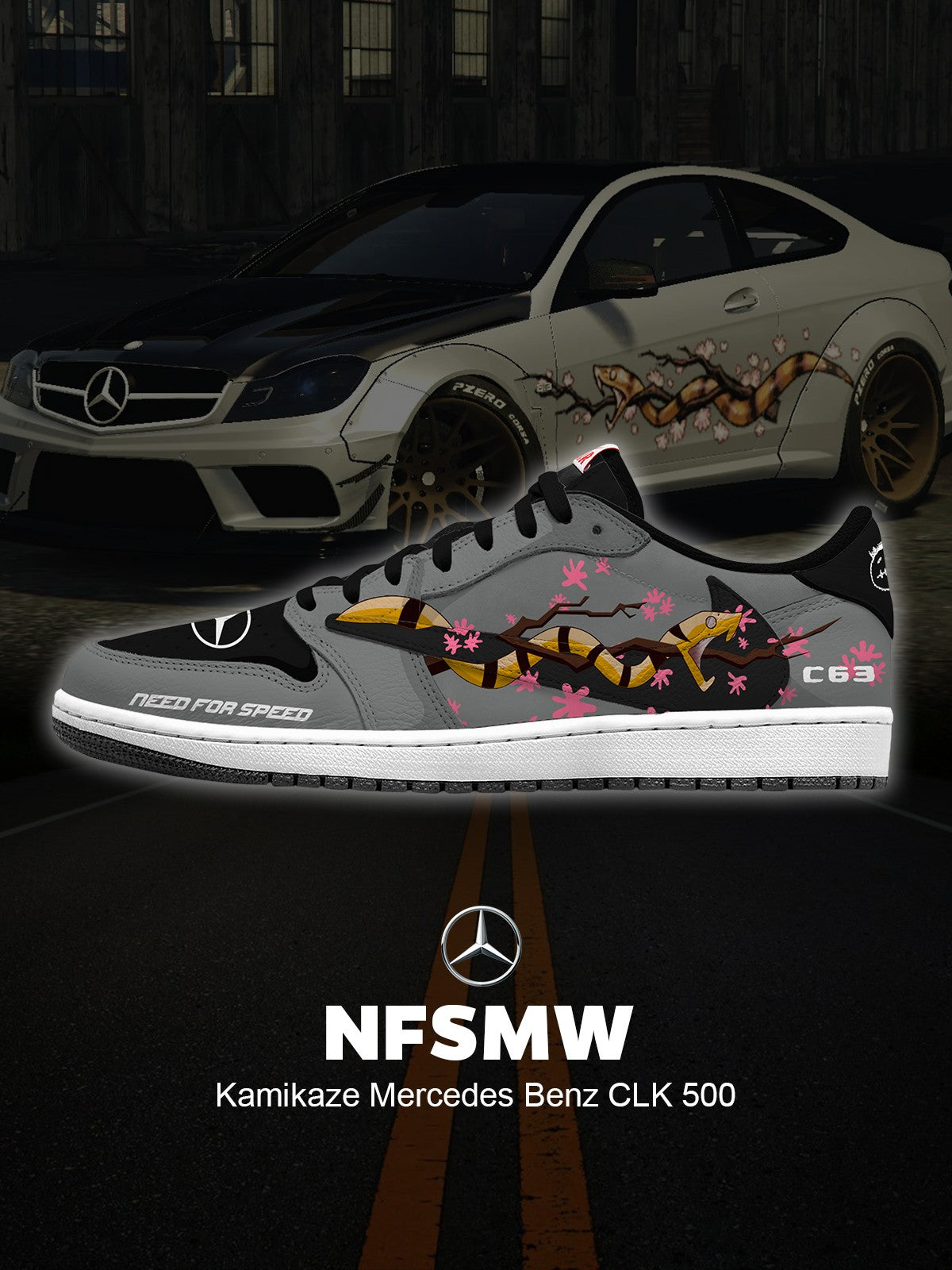 Kamikaze CLK 500 V.1 Custom TS Sneakers