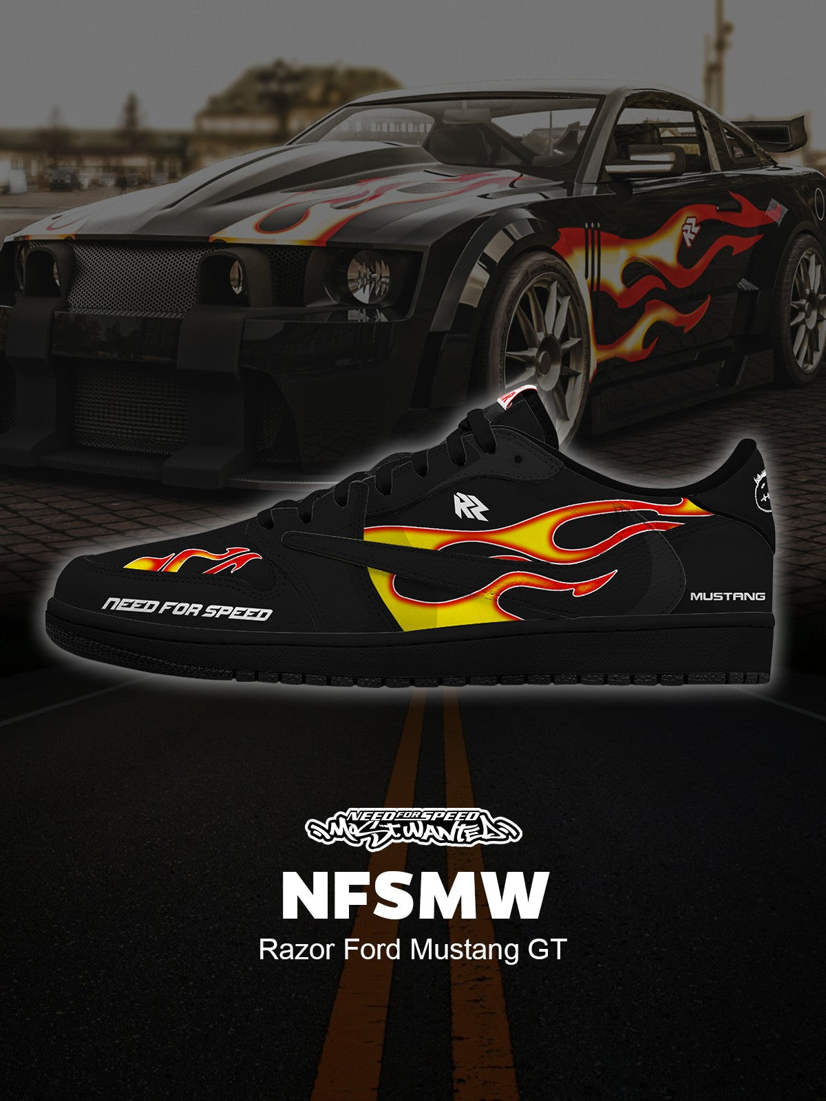 Razor Mustang GT V.1 Custom TS Sneakers