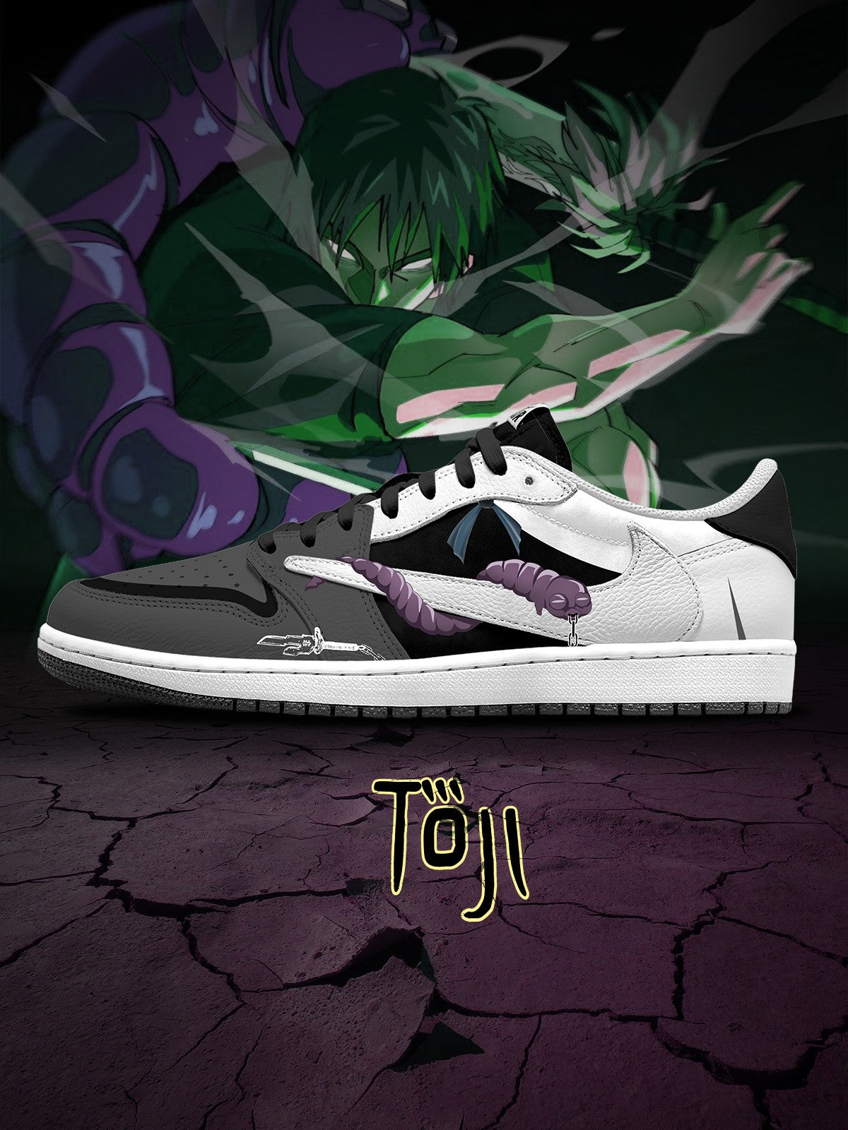 Toji Fushiguro V.1 Custom TS Sneakers