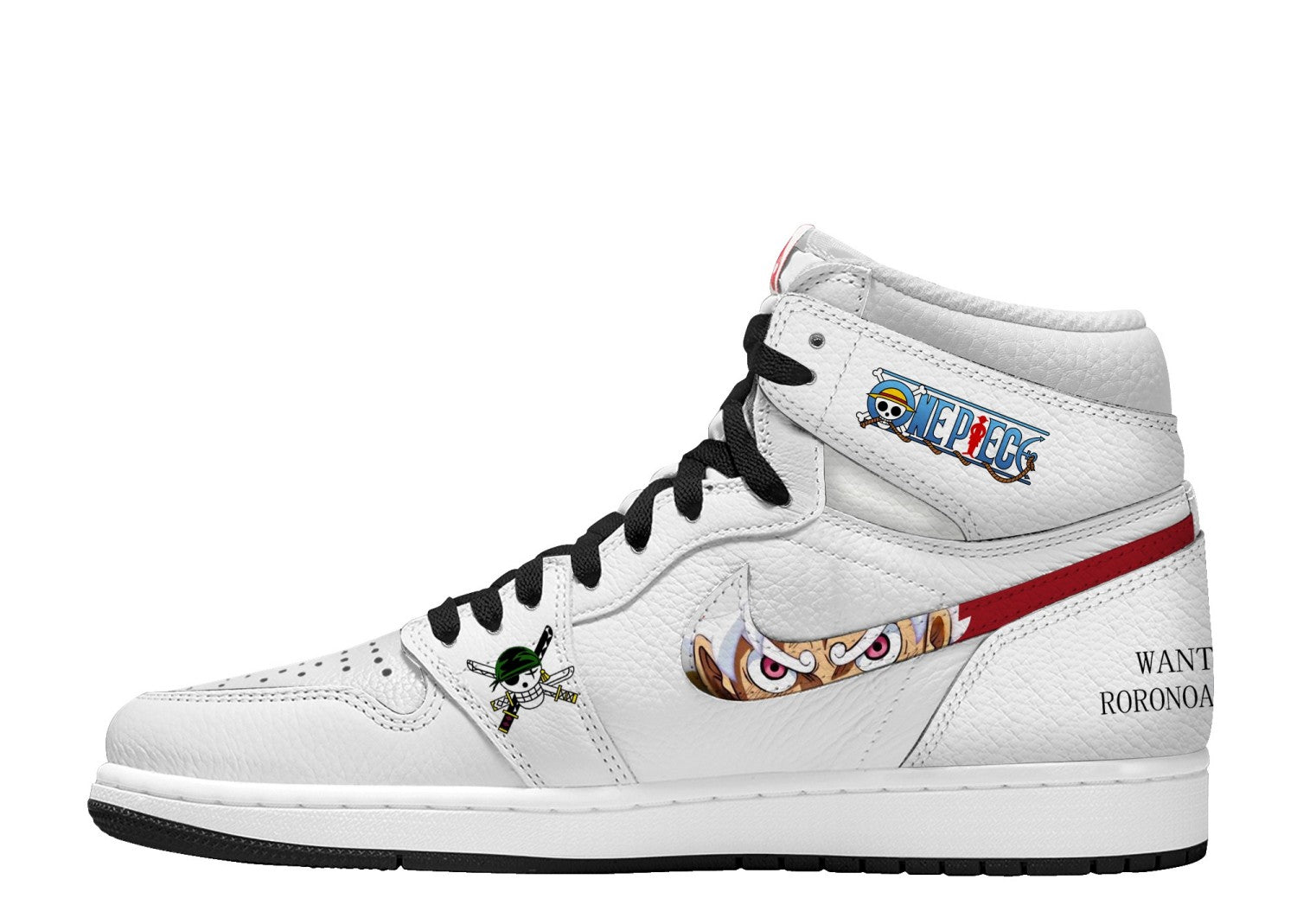 Ruffy und Zoro V.1 Custom TS High Sneakers