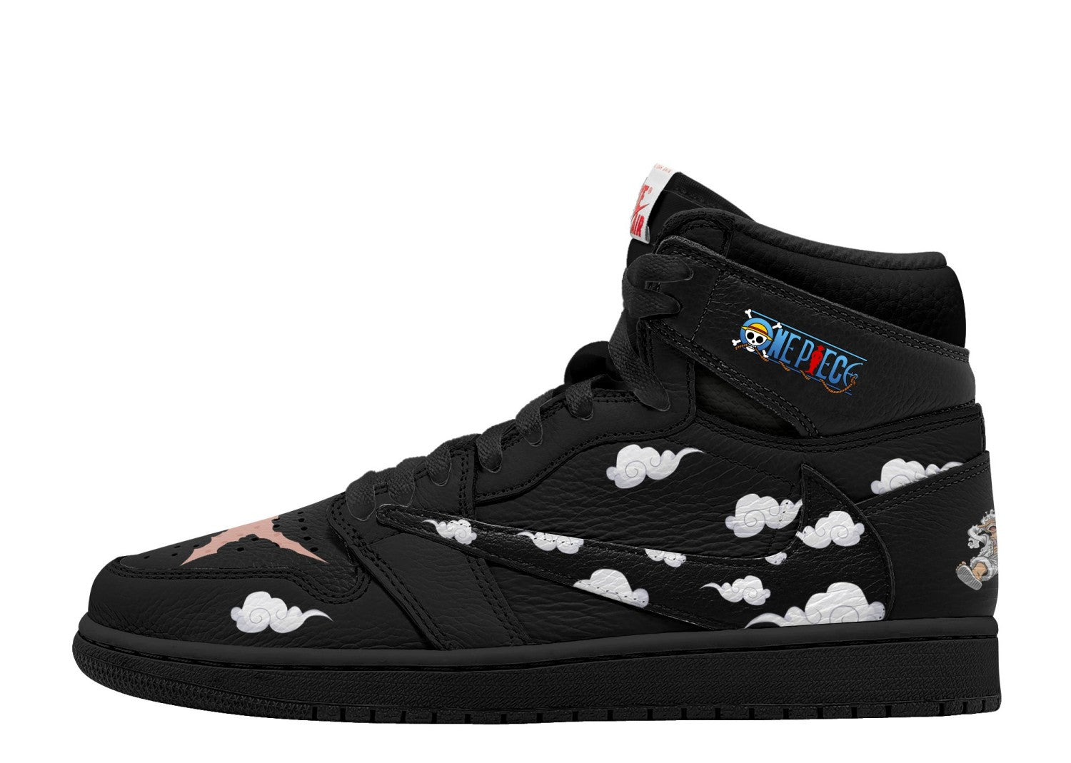 Luffy Gear 5 Nika V.1 Custom TS Hohe Sneakers