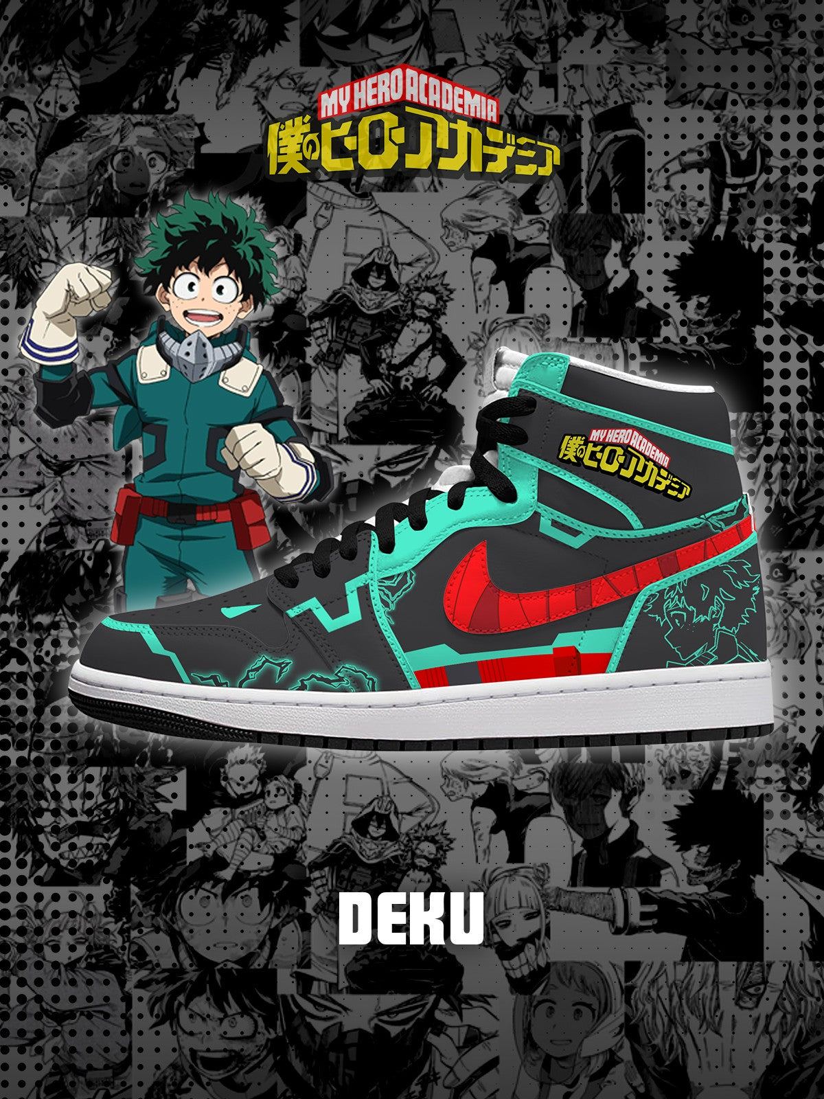 Deku V.1 Custom High-Top Sneakers