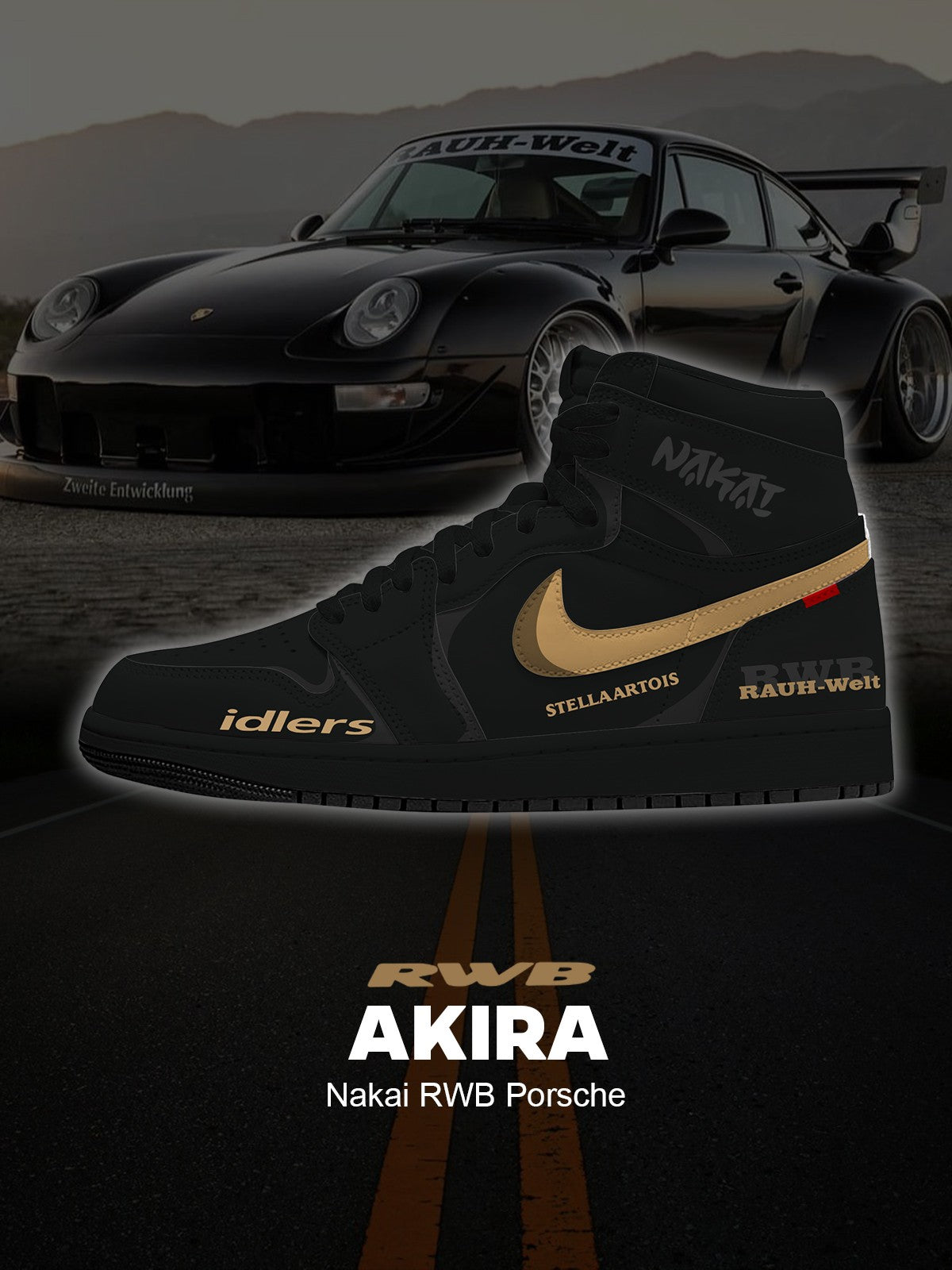 Nakai RWB V.1 High-top Custom Sneakers