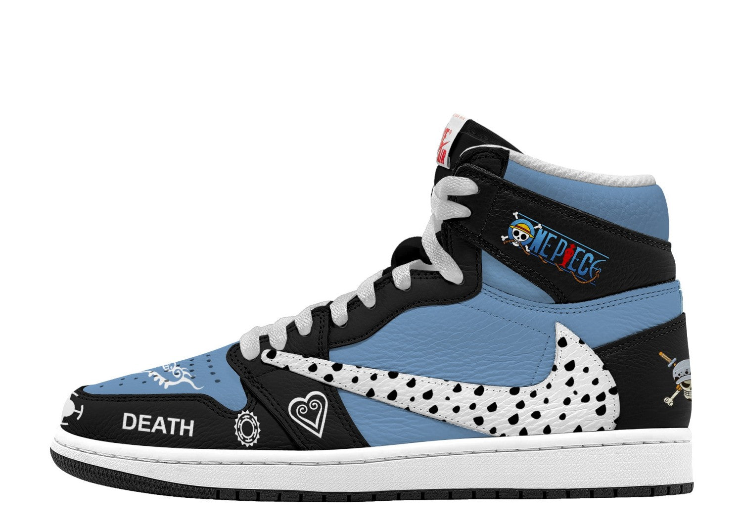 Trafalgar D. Water Law V.2 Custom TS High Sneakers