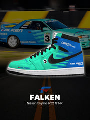 FALKEN Skyline R32 GT-R V.1 High-top Custom Sneakers