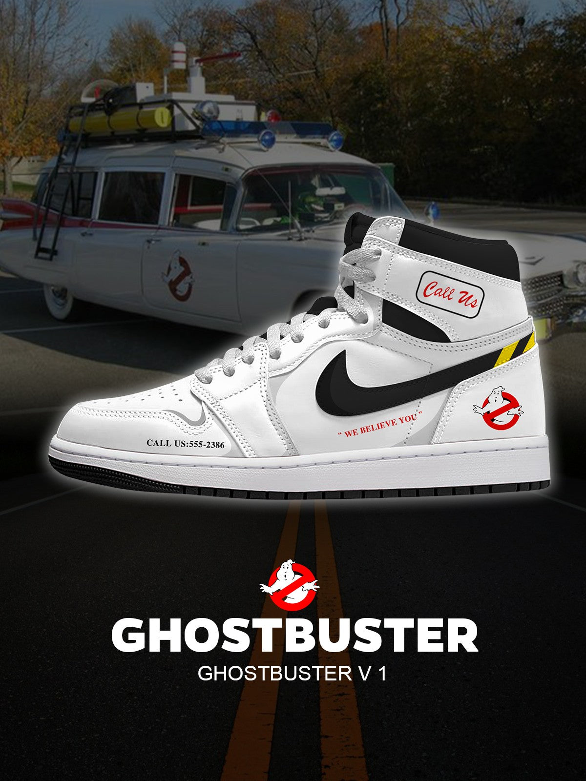 Ghostbuster V.1 High-top Custom Sneakers