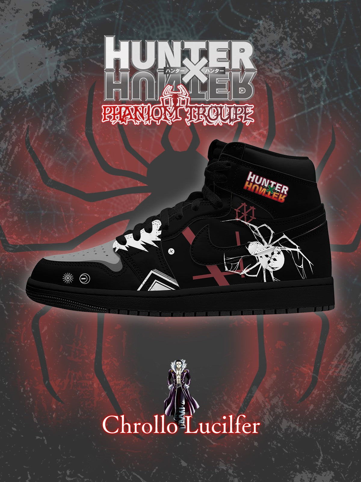 Chrollo Lucilfer V.1 High-top Custom Sneakers
