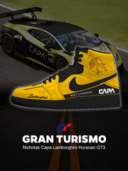 Nicholas Capa Huracan GT3 V.1 High-top Custom Sneakers