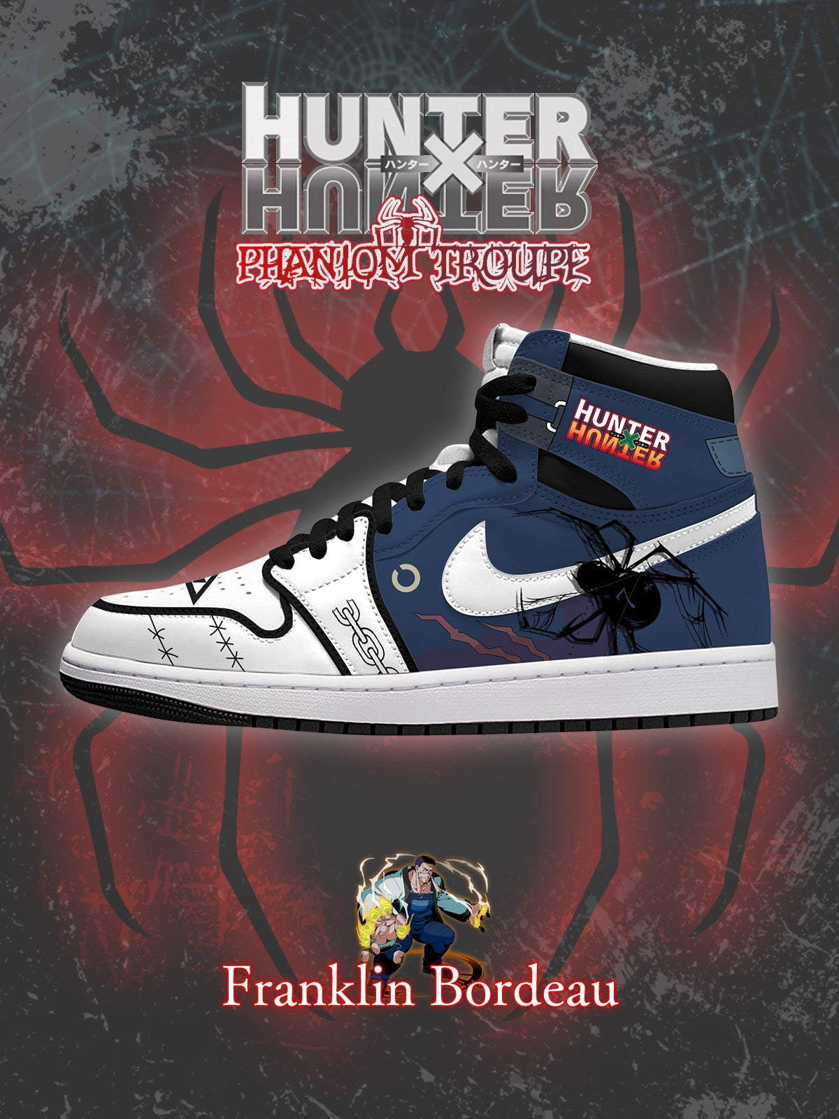 Franklin Bordeau V.1 High-top Custom Sneakers