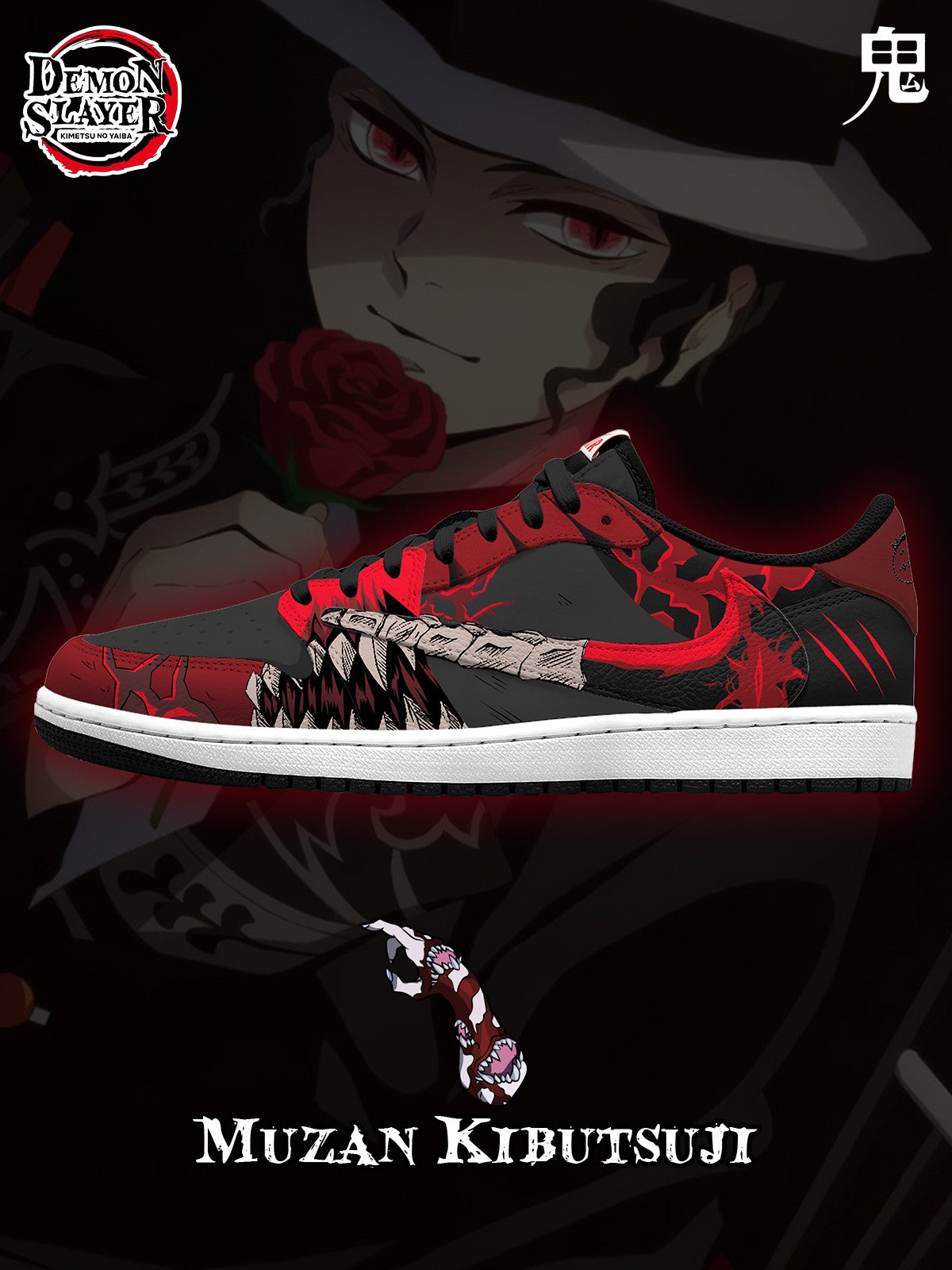 Muzan Kibutsuji V.1 Custom TS Low Sneakers