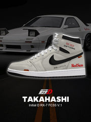 Keisuke Takahashi RX-7 FC3S V.1 High-top Custom Sneakers