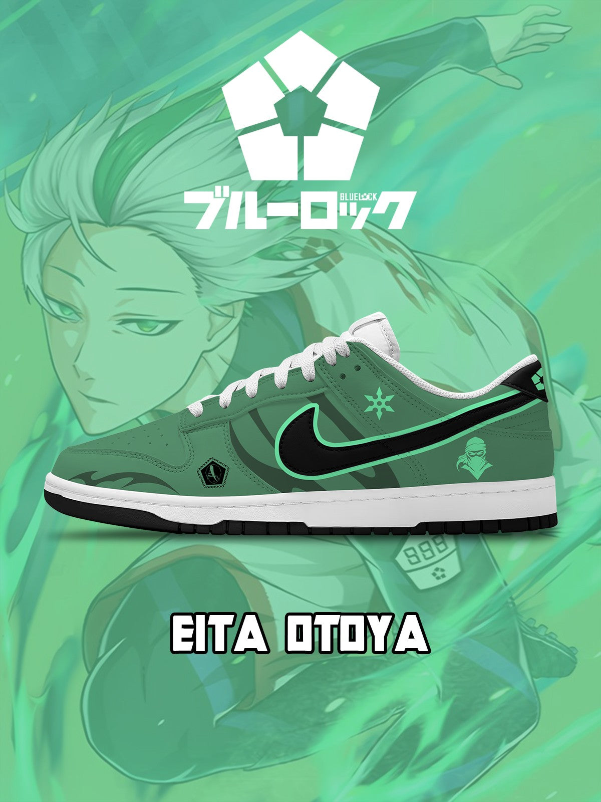 Eita Otoya V.1 Custom Dunk Sneakers