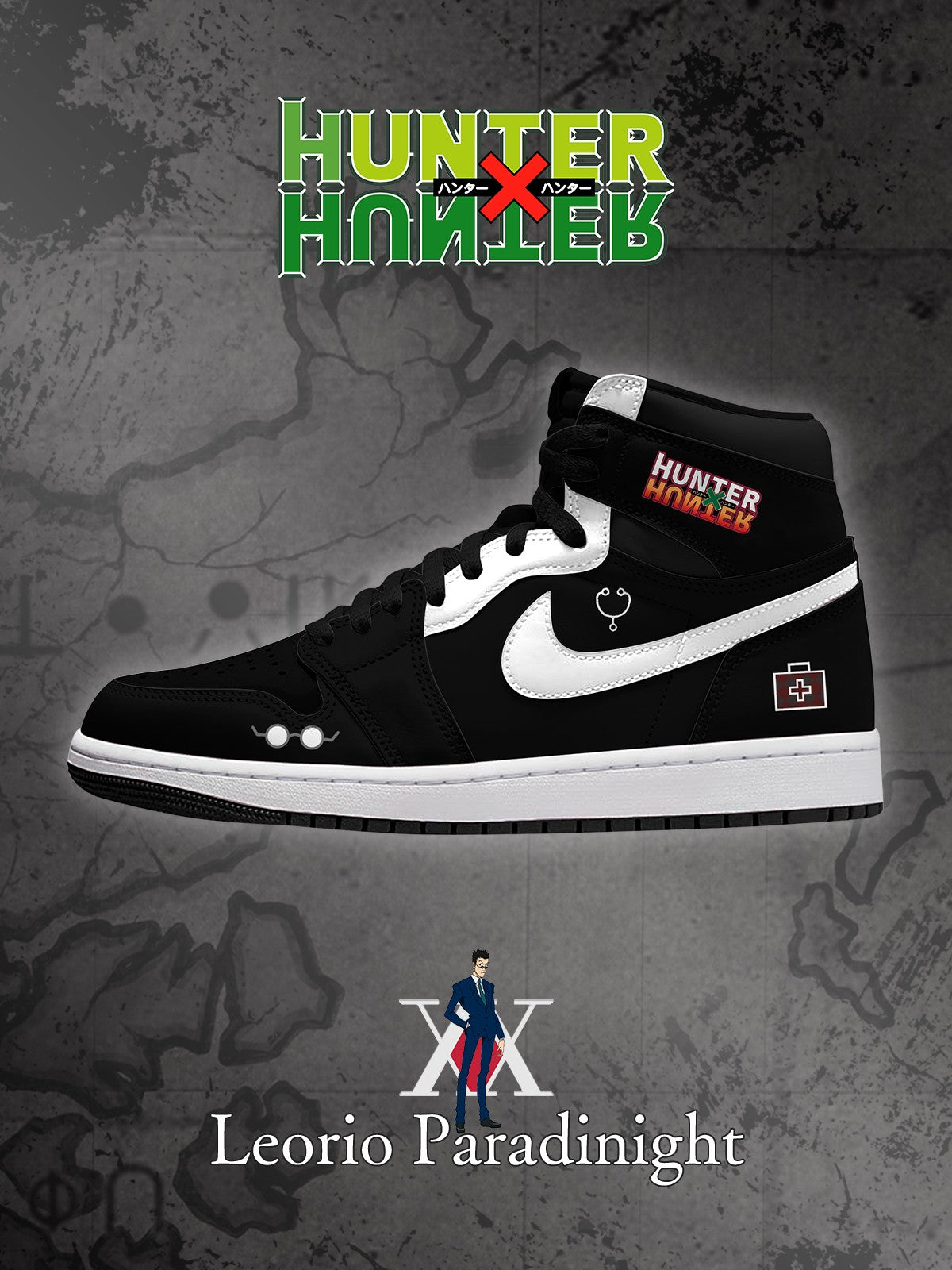 Leorio Paradinight V.1 High-top Custom Sneakers