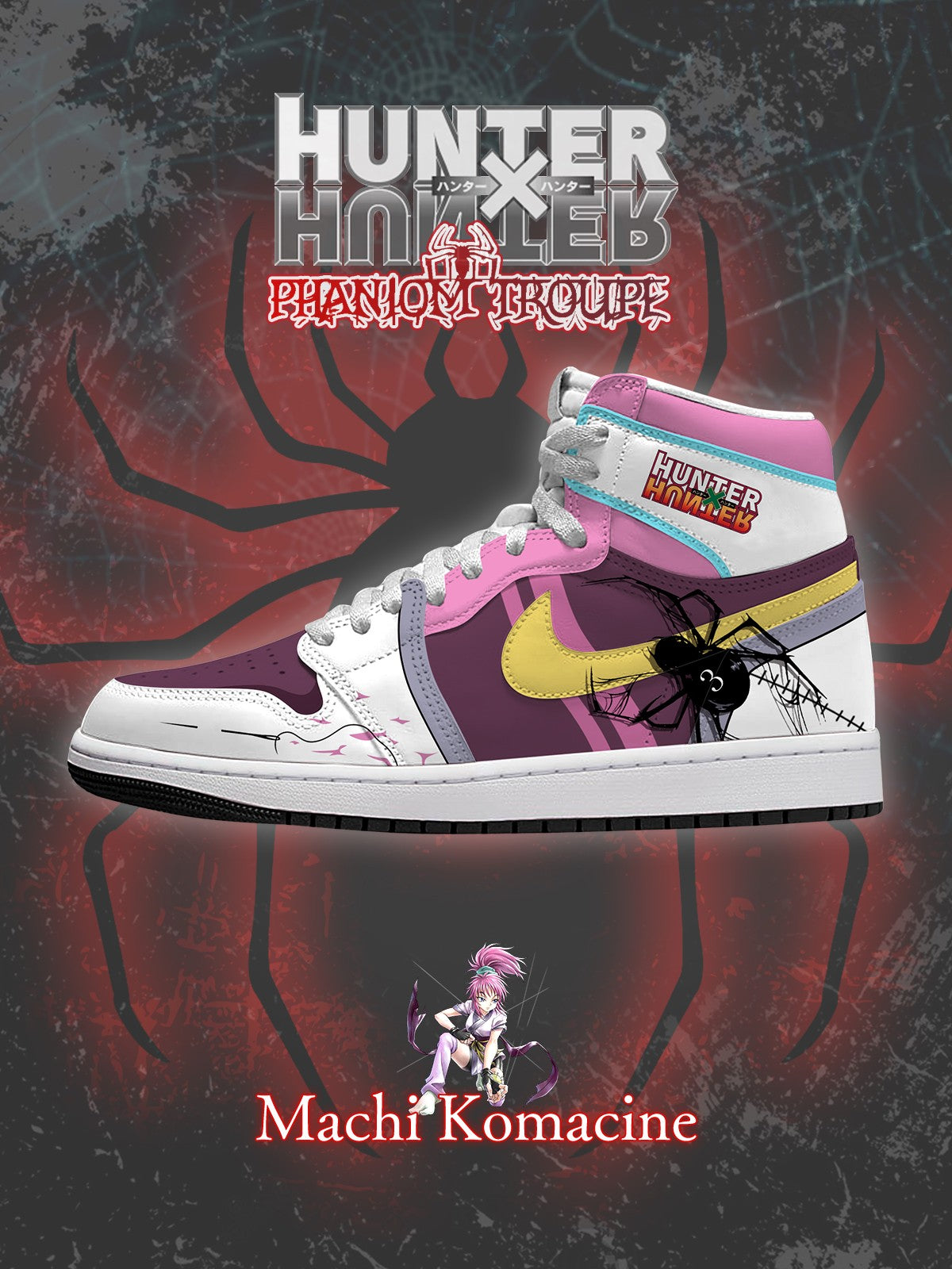 Machi Komacine V.1 High-top Custom Sneakers