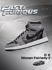 D.K. Fairlady Z V.1 High-top Custom Sneakers