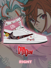 Okarun and Momo V.1 Custom TS High Sneakers