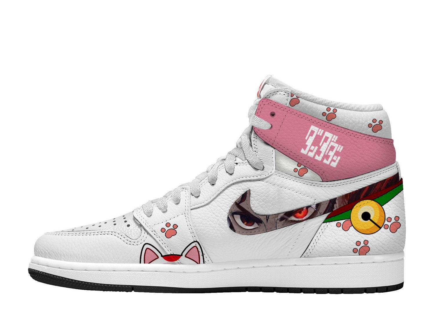 Okarun and Momo V.1 Custom TS High Sneakers