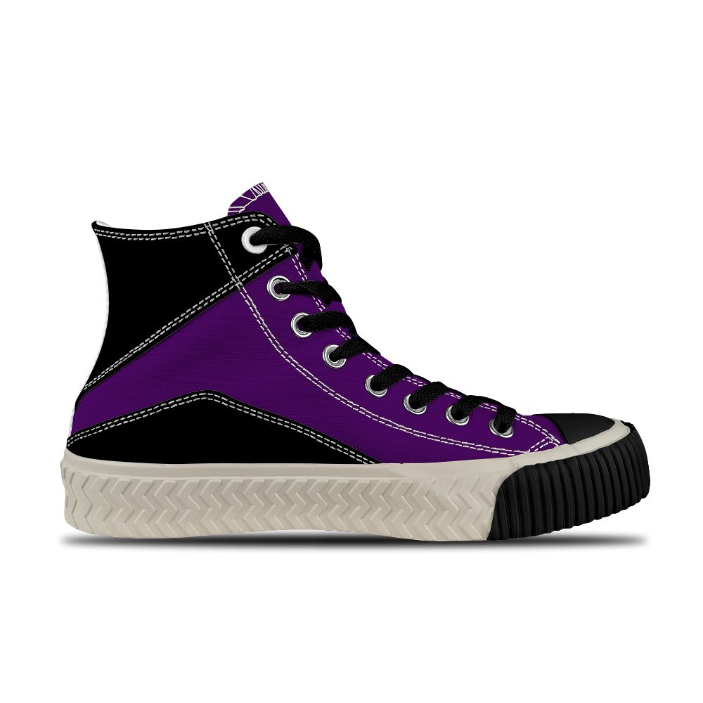 Classic Purple Black Shoes In Stock