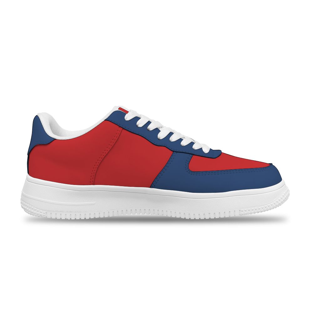 Benutzerdefinierte rote Bule Piraten Sneakers für Frauen und Männer