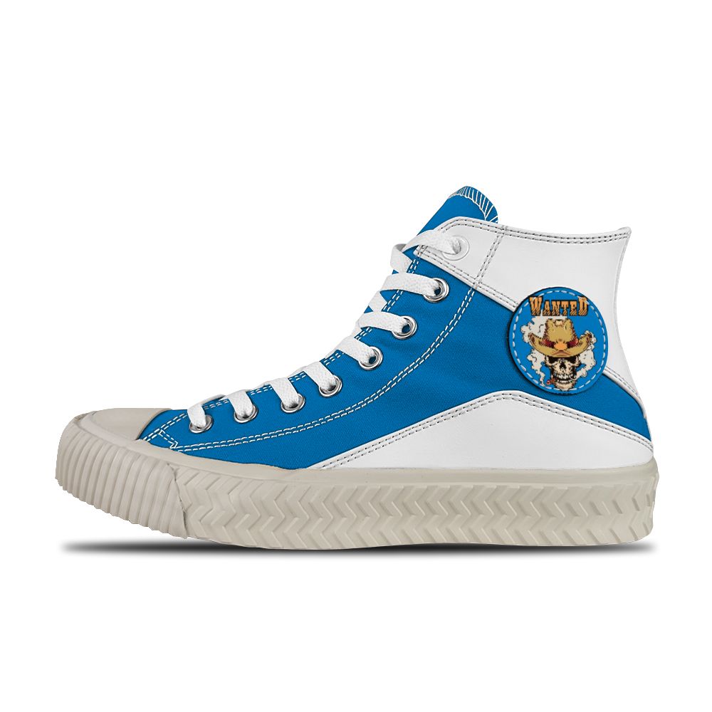 Factory Outlet Wild West Blue Shoes For Sale