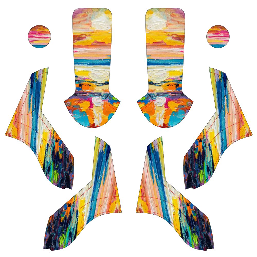 Great Buy Sunset At Sea Shoes Exclusive Design